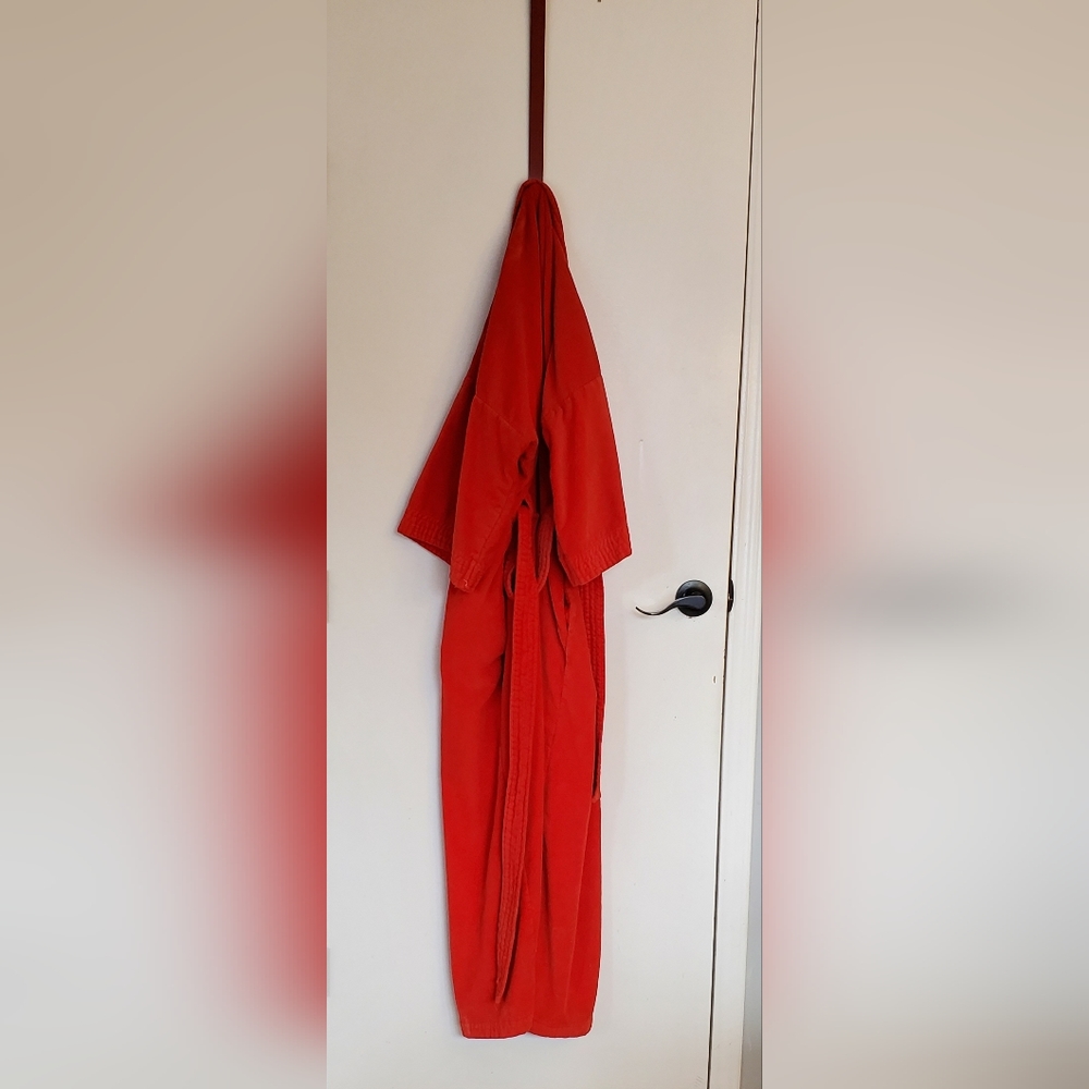 Vintage Cypress Terry Cloth Bathrobe Red